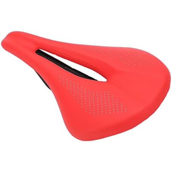 155mm Saddle, Comfortable Front Durable Carbon Fiber Hollow Saddle for Road for Clip Seatposts for Double Track Seatposts for (red)$$Sport & Recreation Other