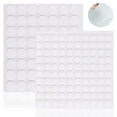 thumbnail image 1 of 156 PCS Double Sided Adhesive Dots, Removable Clear Sticky Putty No Trace Round Adhesive Putty for Wall Hanging Festival Decoration (10mm +15mm), 1 of 5