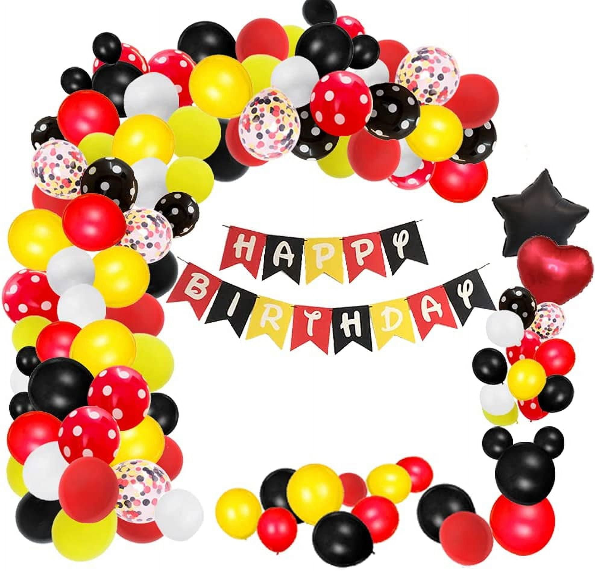 156-Piece Duck Balloons Garland Kit - 18/10/5 Inch Latex & Foil Balloons For Parties