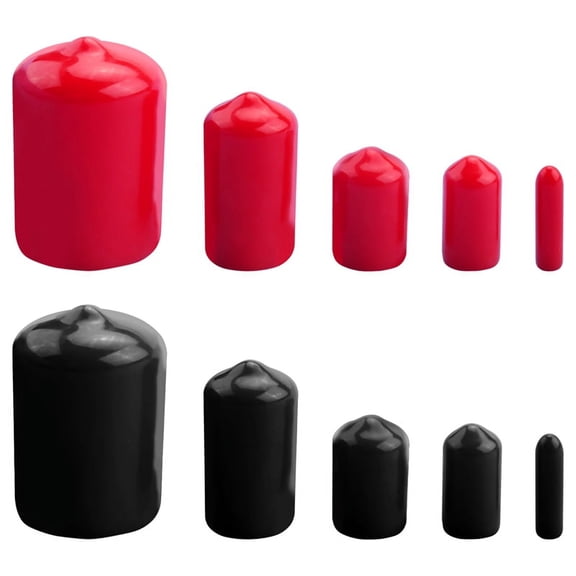 156 Pieces Flexible End Bolt Screw Rubber Thread Protector
