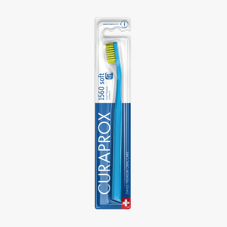 Curaprox CS 1560 Soft Toothbrush, 1,560 Curen Filaments, Gentle on