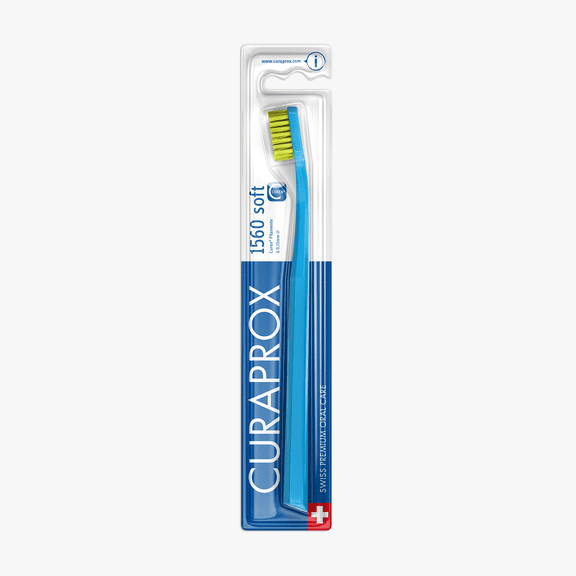 Curaprox CS 1560, Soft Toothbrush for Effective Cleaning and Gentle Brushing Start