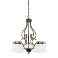 thumbnail image 1 of 1565-RBZ-Millennium Lighting-Courtney Lakes Chandelier 5 Light  Rubbed Bronze Finish with Turinian, 1 of 2