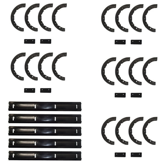 Qty 5: Snow Blower 6-Piece Paddle Sets & Scraper Bars
 Fits MTD Replaces 15687