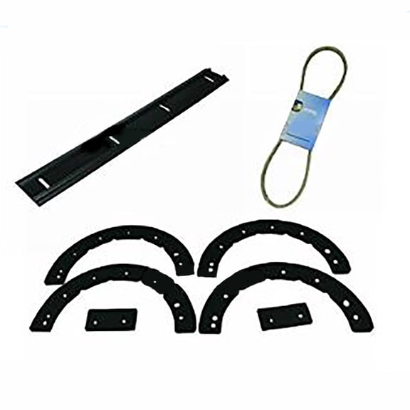 15687 Snow Blower Paddle Set (6 pcs) w/ Scraper Bar & Drive Belt Fits MTD