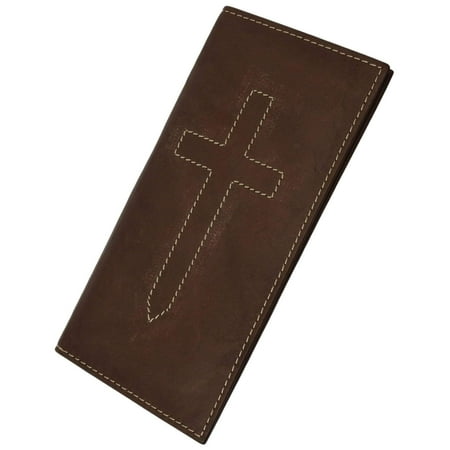 156CF_JE Cross Sign Basic Leather Checkbook Cover