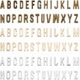 thumbnail image 1 of 156Pcs 3 Colors Alphabet Slide Letter Charms Initial A-Z Alphabet Beads Alloy Letter Charms for DIY Flat Leather Bracelet Wristbands Necklace Colorful DIY, 1 of 6