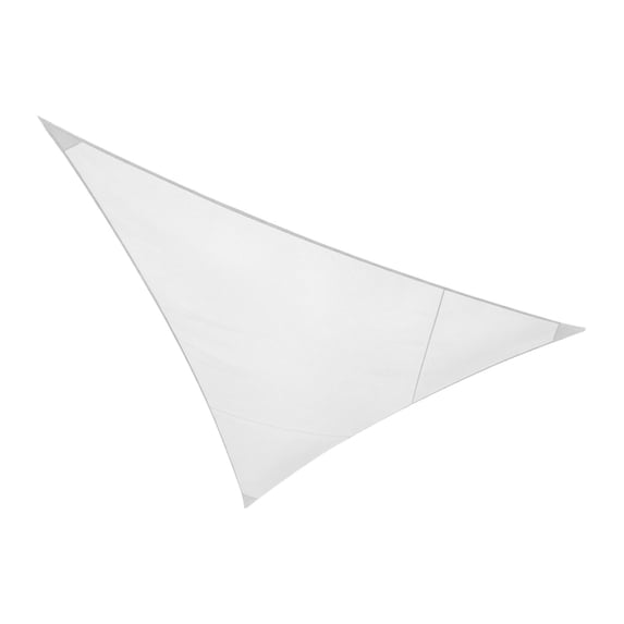 157.4" Triangle Sun Shade Sail, Waterproof Outdoor Canopy Awning with 95% UV Blockage, Heavy Duty Patio Garden Backyard Pool Deck Shade Cover, A