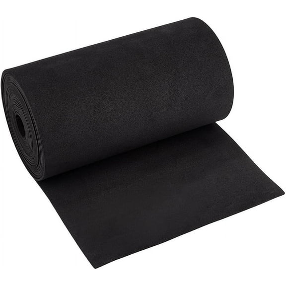 157.4 inch Black EVA Foam Sheets Roll 7.8inch Wide Foam Seal Strips for Arts and Crafts Supplies Cosplay Costumes and House Decorations 2mm Thick Black DIY