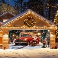 thumbnail image 1 of 157.48*70.87in Christmas Garage Door Cover, Large Christmas Banner Decorations Hanging Door Photography Decor for Indoor Outdoor House Patio Lawn Party Background(A), 1 of 4