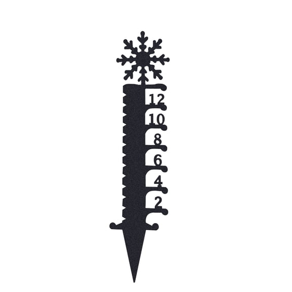 157 Inch Metal Snowflake Animal Snowmobile Yard Decoration Card Slot