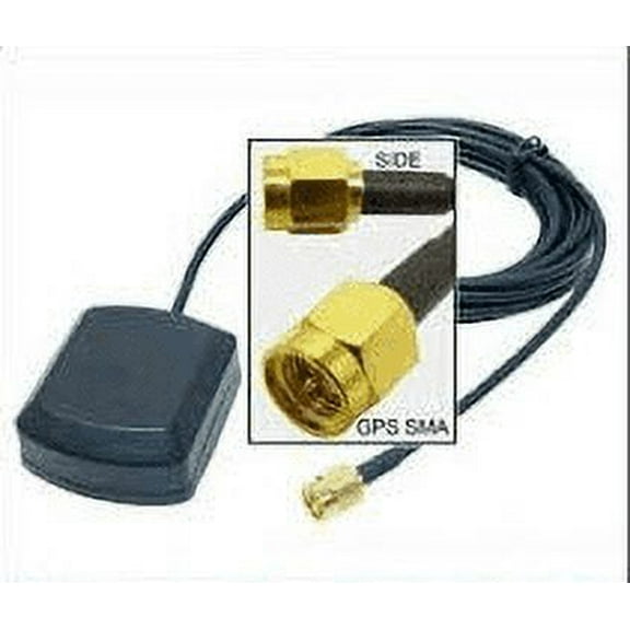 1575Mhz/28 dB (typical) includes 4dB cable loss & filters gain Magnetic Mount GPS Antenna