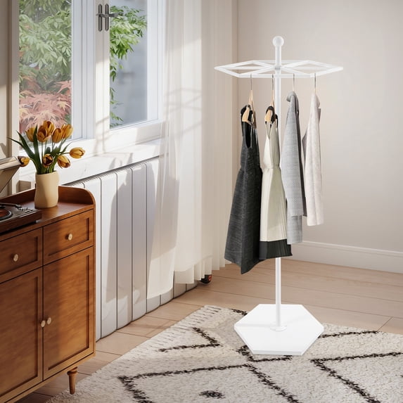 157cm(H) Clothing Display Rack, Carbon Steel Clothes Stand, Garment ...