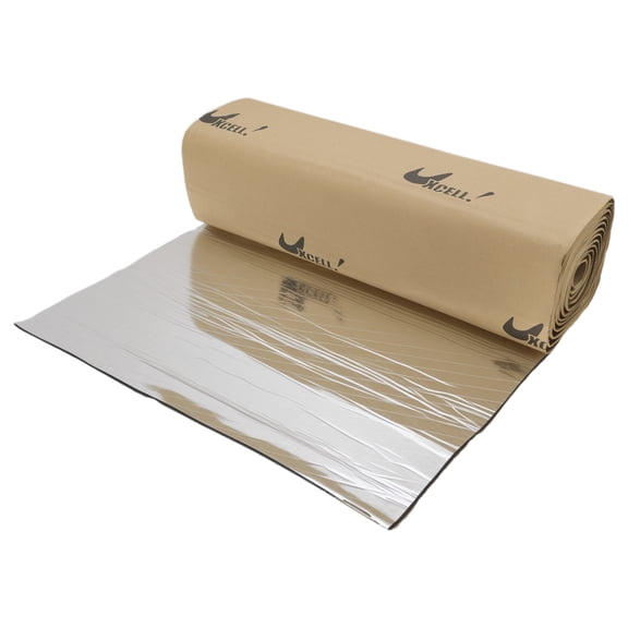 157mil 22.6sqft Sound Deadening Mat 4mm Close Cell Foam Heat Shield Material Self Adhesive for Car Hood Fender and Boat Engine Cover 420x50cm