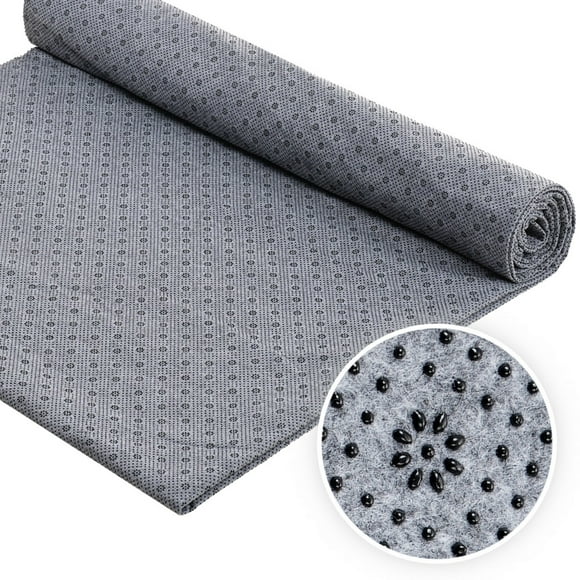 157x71 Inch Non-Slip Carpet Backing Cloth, Tufting Carpet Backing Cloth with Plum Blossom Patterns, 1mm Thick Vinyl Rug Backing Fabric & Rug Making Supplies