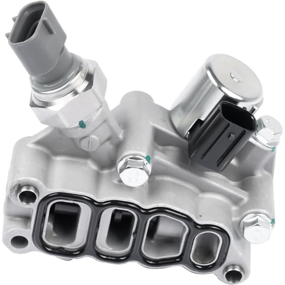 15810-RKB-J01 Engine Variable Valve Timing (VVT) Solenoid, VTEC Solenoid Spool Valve, Transmission Clutch Dual Linear Shift Solenoid | Fit for Honda Accord Odyssey Pilot V6 3.0L 3.5L | OE# 918-078
