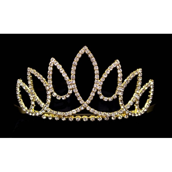 #15815 - Himalayan Princess Tiara with Combs - Gold