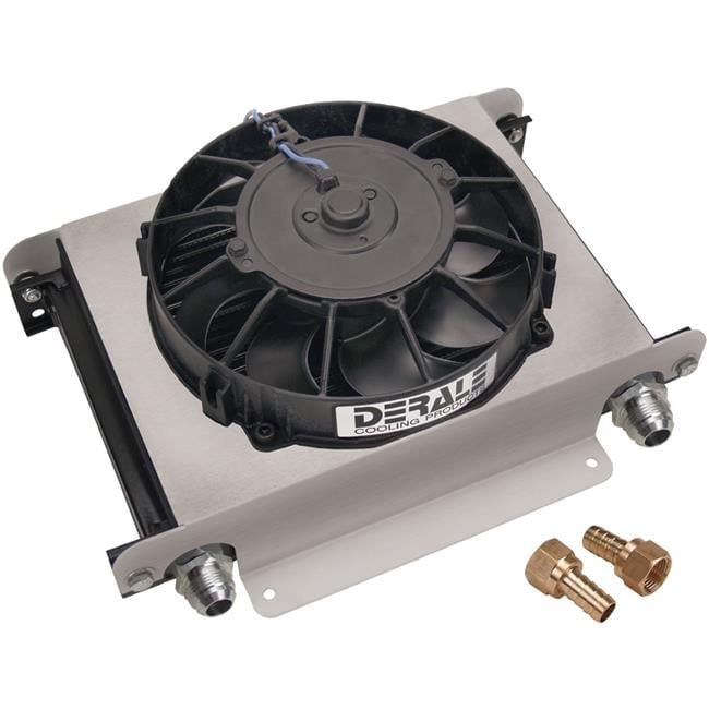 Derale Hyper Cool Cooler with -8AN Inlets Derale Hyper Cool Cooler with -8AN Inlets
