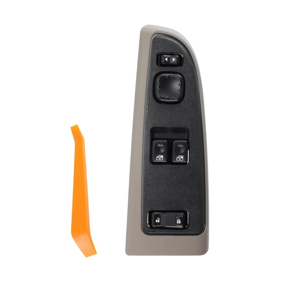 15883318 Front Driver Side Door Lock Power Window Switch Tan Bezel Cover for Chevrolet Avalanche Silverado Suburban Tahoe for GMC Sierra Yukon for Cadillac Escalade 03-07 920-023