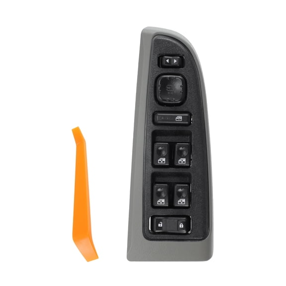 15883320 Front Driver Side Door Lock Power Window Switch Gray Bezel Cover for Chevrolet Avalanche Silverado Suburban Tahoe for GMC Sierra Yukon for Cadillac Escalade 03-07 920-020