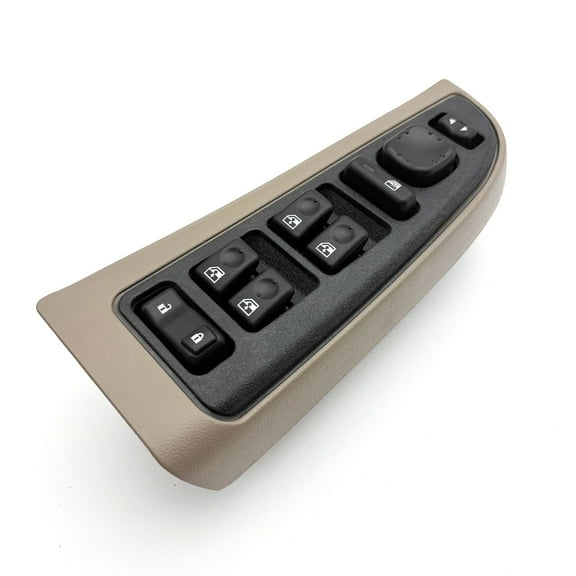 15883323 Master Power Window Switch Driver Side, Door Window Control Switches Fit for 2003-2007 Chevy Avalanche Silverado Tahoe Cadillac Escalade GMC Sierra Yukon, DWS-220 901-075(Beige)