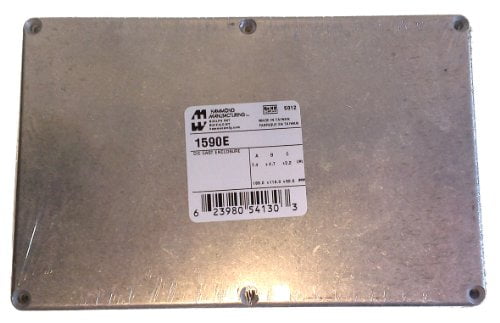 Hammond 1590C Diecast Aluminum Enclosure – 4.72x3.70x2.10 Inches, IP54 Rated, For Electronics Projects