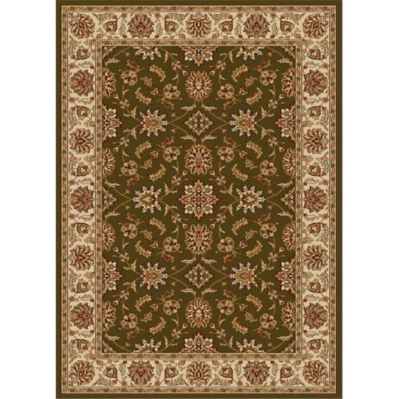 1592-1064-SAGE Como Rectangular Sage Green Traditional Italy Area Rug, 2 ft. 2 in. W x 7 ft. 7 in. H
