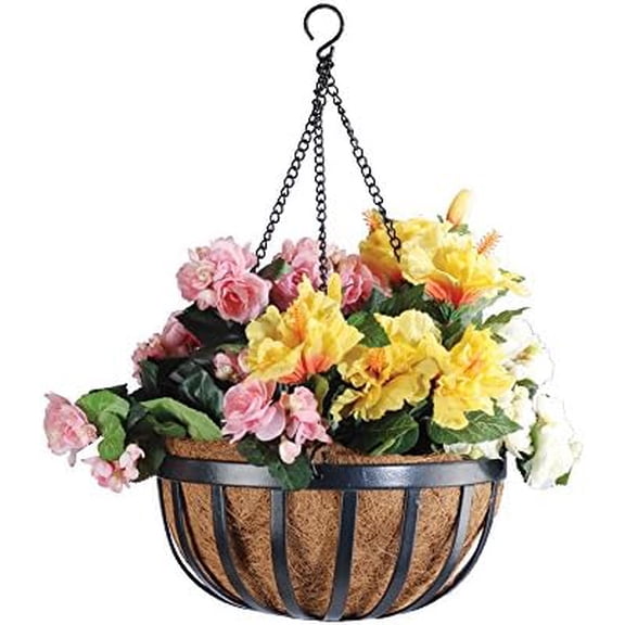 1592 Solstice Series Coconut Hanging Basket 16-Inch
