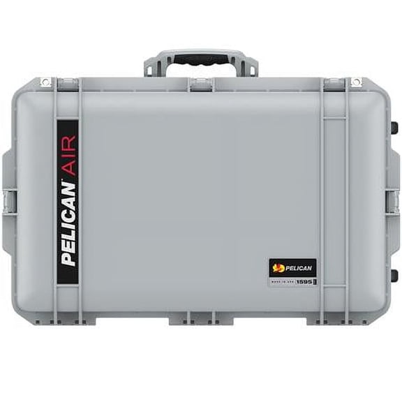 1595 Air Wheeled Waterproof Hard Case with Foam Insert, Silver