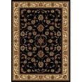 thumbnail image 1 of 1596-1314-BLACK Como Rectangular Black Traditional Italy Area Rug- 2 ft. 2 in. W x 7 ft. 7 in. H, 1 of 1