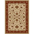 thumbnail image 1 of 1597-1446-IVORY-BRIC Como Rectangular Ivory & Brick Traditional Italy Area Rug, 8 ft. W x 8 ft. H, 1 of 1