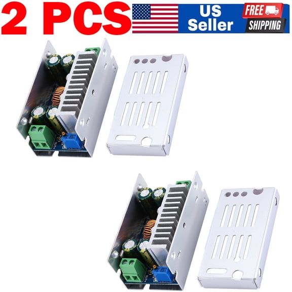 15A 200W DC-DC 8-60V TO 1-36V Synchronous Buck Converter Step-down Module 2pcs