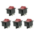 thumbnail image 1 of 15A 250V 20A 125V DPST ON/OFF 4 Pins Round Rocker Boat Switch 5PCS, 1 of 1