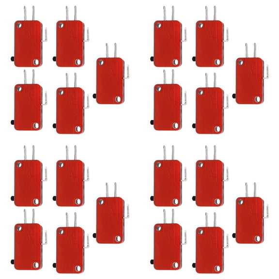 15A 250VAC 4A 250VAC Srew Connector Actuator Limit Micro-Switch 20 Pcs