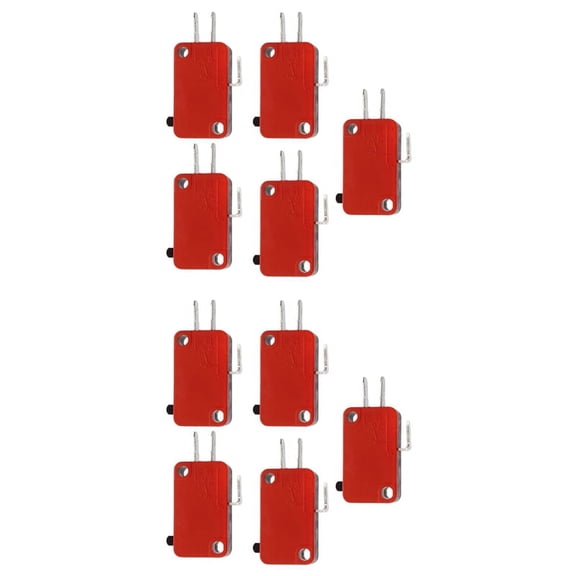 15A 250VAC 4A 250VAC Srew Connector Actuator Limit Micro-Switch 10 Pcs,10 x Micro-Switch,As Shown