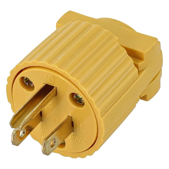 15A 5-15P Wiring Connector Detachable Assembly In-Line Power Cordplug 125V A