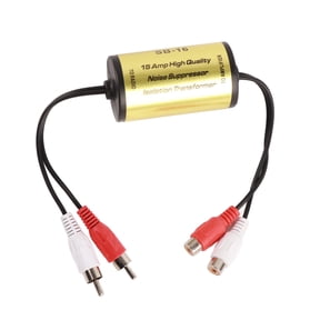 15A Car Audio Noise Suppressor Stereo Ground Loop Isolator Anti Interference Signal Filter for Auto Amplifier