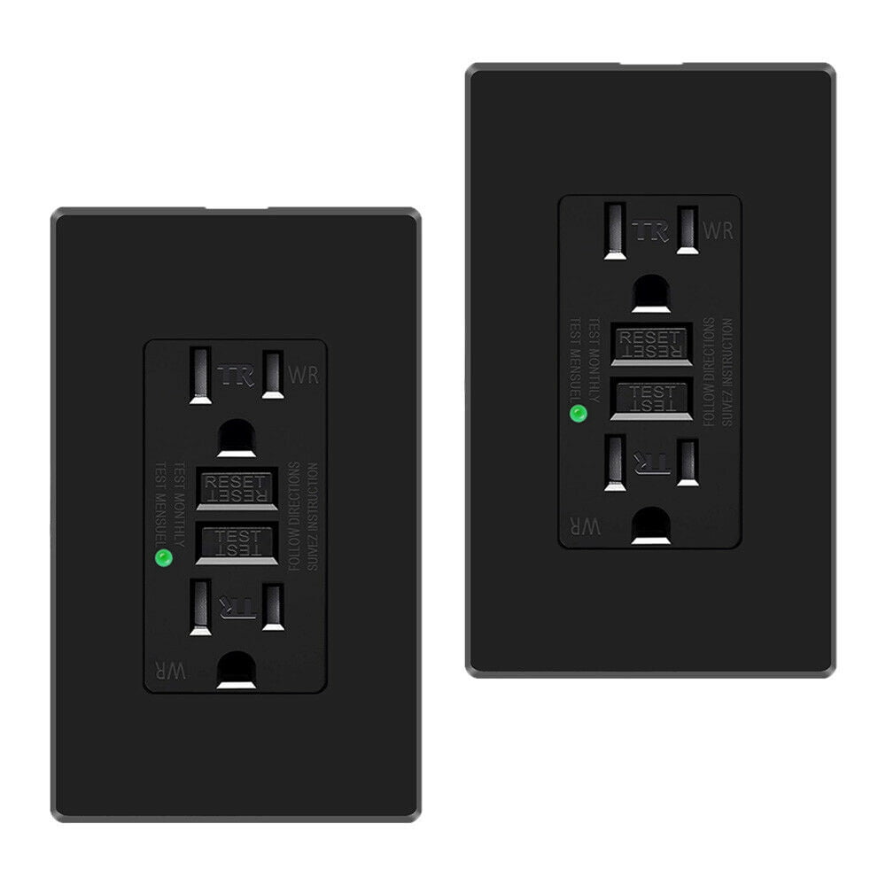 ENERLITES Duplex Receptacle, Tamper-Weather-Resistant, Residential Grade Outdoor Outlet, 15A
