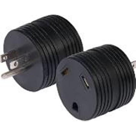 15A Male - 30A One Piece Female Adapter