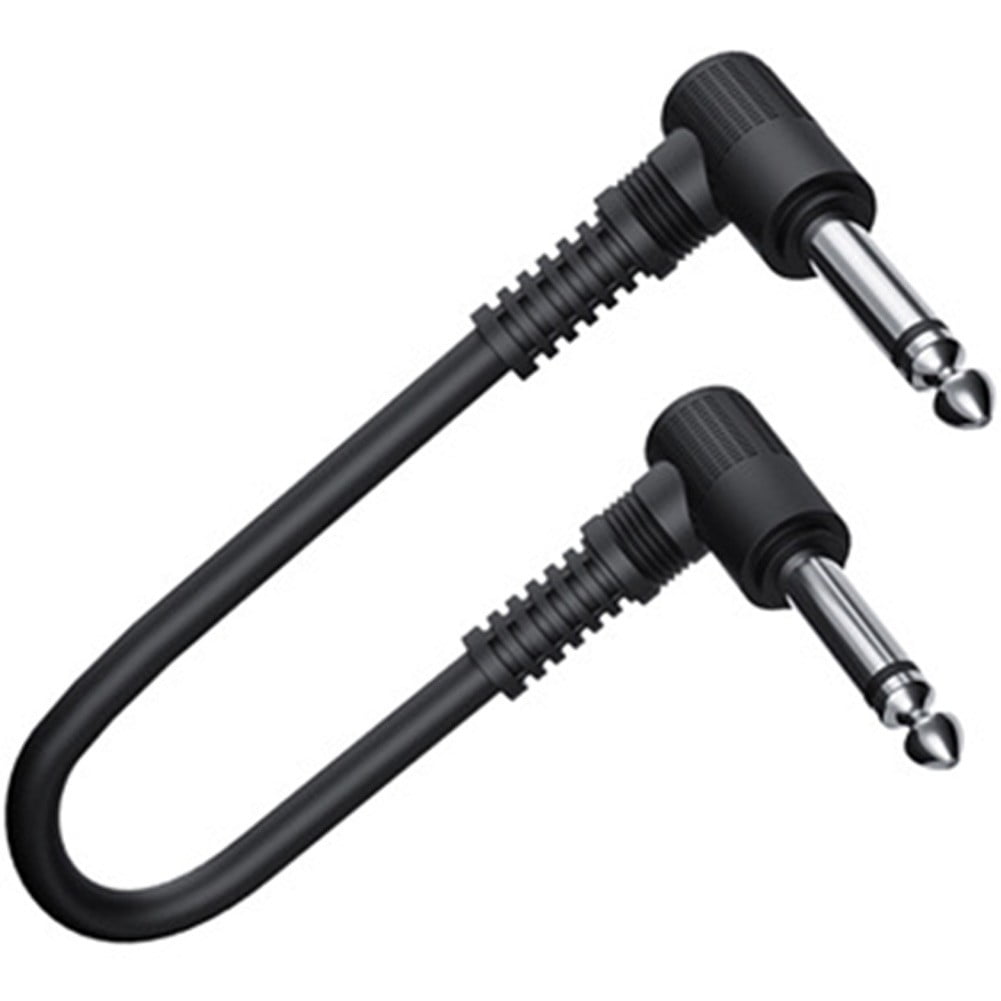 15cm 6.35mm Guitar Effects Pedal Cable Connector 1/4in Plug Wire Right