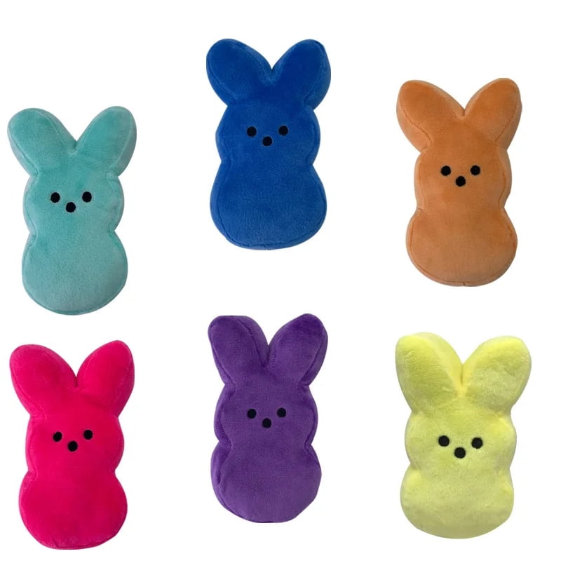 15Cm Kawaii Peeps Plush Bunny Rabbit Peep Easter Toys Simulation Stuffed Animal Doll For Kids