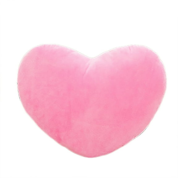 15Cm Plush Heart Shape Throw Pillow Decorative Back Cushion For Sofa Bed Office Living Room, Super Soft And Huggable With Pp Cotton Filler And Skin-Friendly Plush Cover That Feels