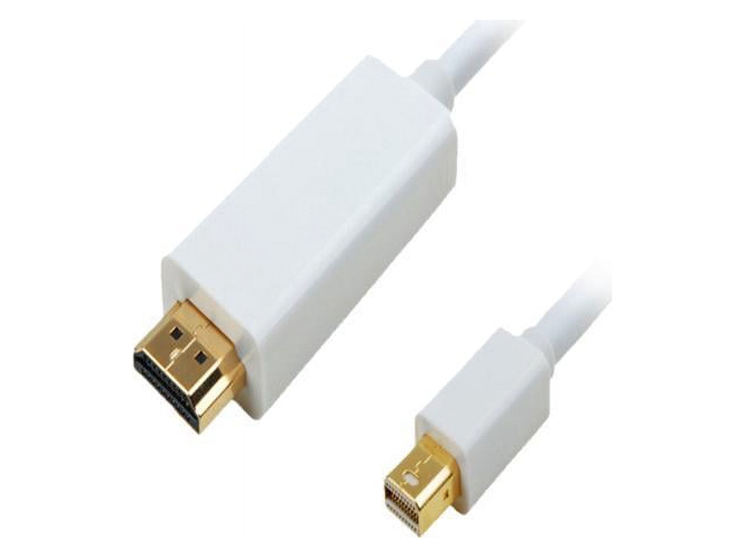 4XEM 4XMDPHDMI15 15' Mini DisplayPort Male to HDMI Cable Black