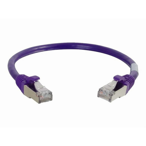 15FT CAT6 PURPLE SNAGLESS STP RJ45 M/M CABLE
