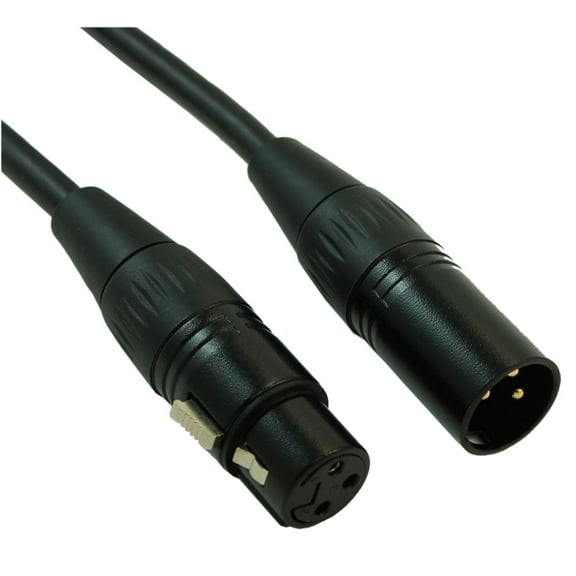 15Ft Premium XLR 3P Male/Female Microphone / Audio Mixer Cable