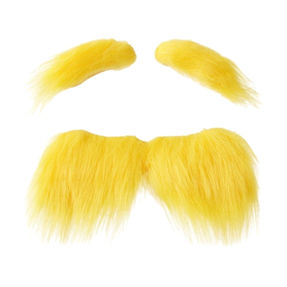 15G Lightweight Fake Beard Props For Party, Funny Imitation Beards For , Halloween, Retro Theme Parties, Reusable With Soft Texture For S