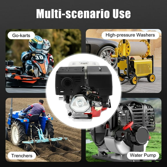 15HP 4-Stroke Engine, For Farm Equipment, Pressure Washers & Concrete Mixers,