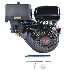 15HP 420cc Gas Engine, Horizontal Shaft 4 Stroke OHV Gas Motor, Shaft 1" (25mm) Diameter, Go Kart Motor Engine for Log Splitters Compressors Lawn Mowers