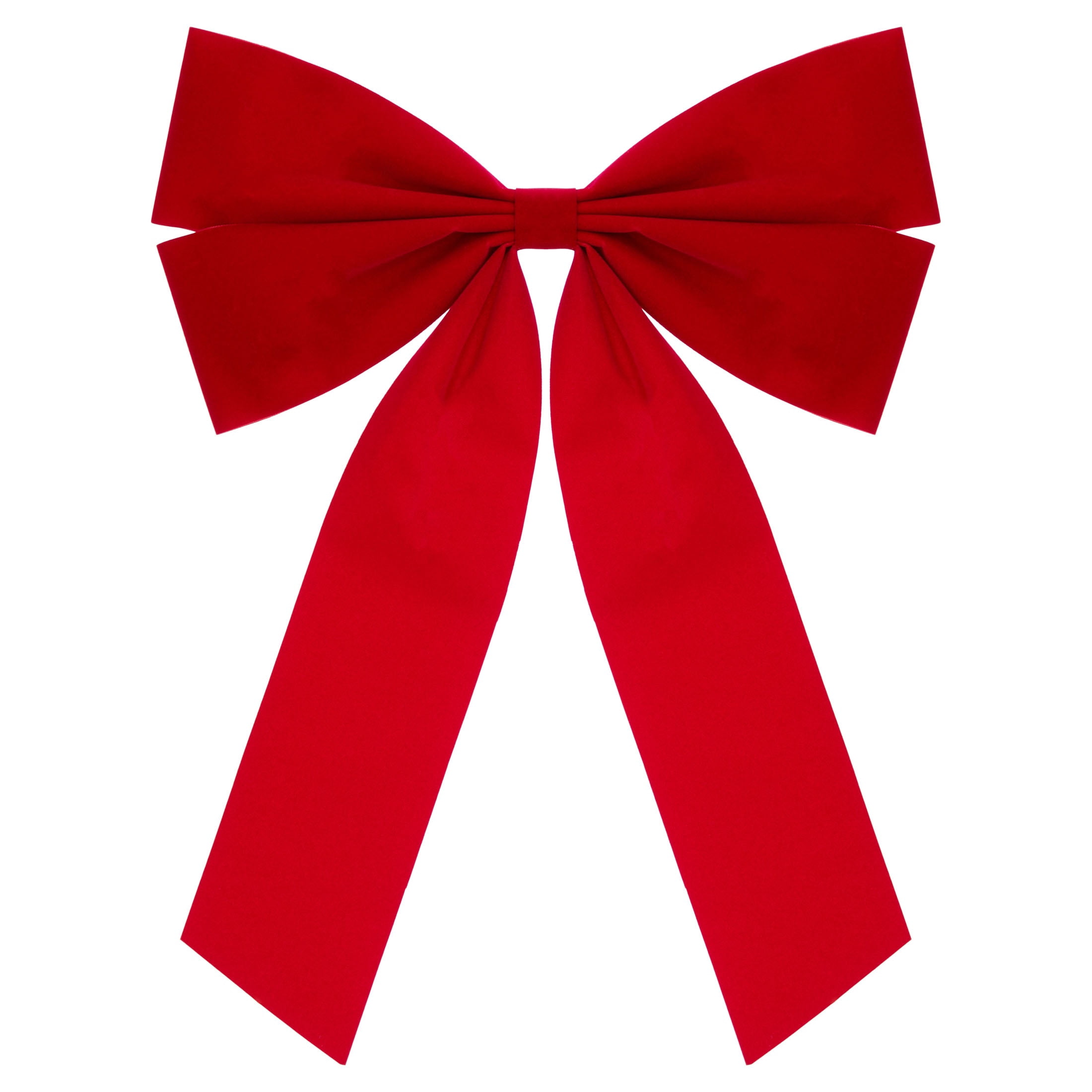 Red Velvet Decorative Christmas Bow, 15", by Holiday Time