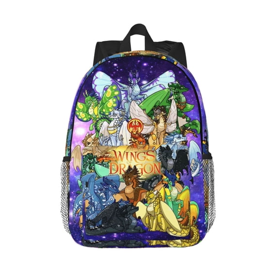 15In Wings Of Dragon Fire Backpack With Front Pocket Lightweight School ...